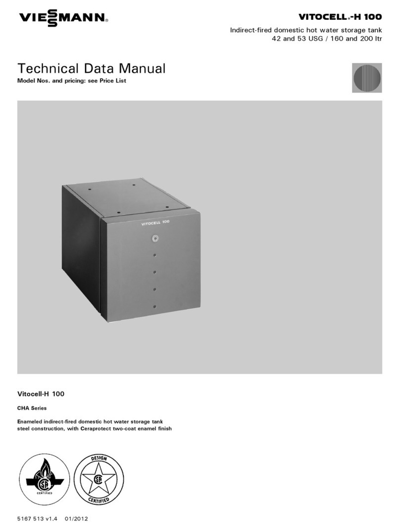 Viessmann VITOCELL-H 100 Instruction manual