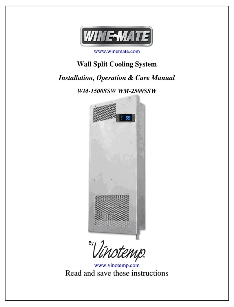 Vinotemp WINE-MATE WM-1500SSW User manual