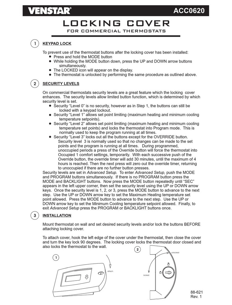 Venstar ACC0620 user manual