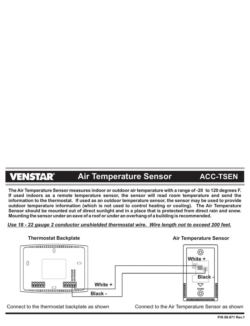 Venstar ACC-TSEN specification Venstar ACC-TSEN specification