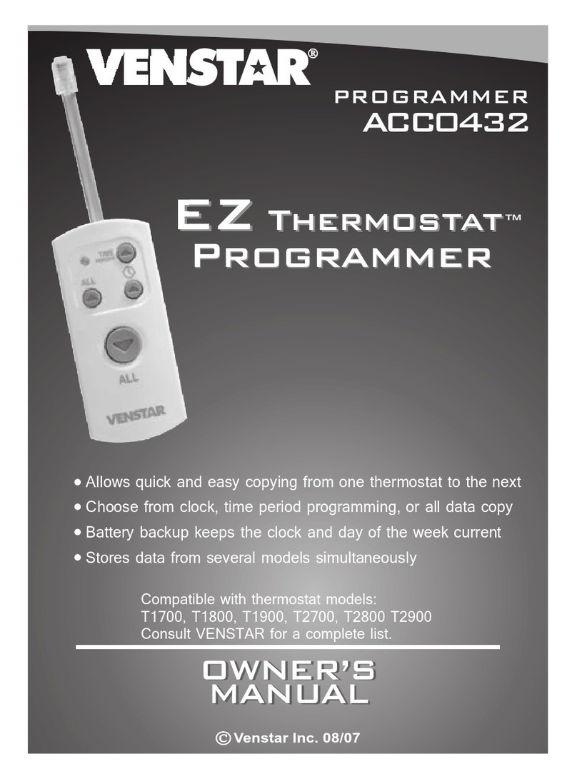 Venstar ACC0432 User manual