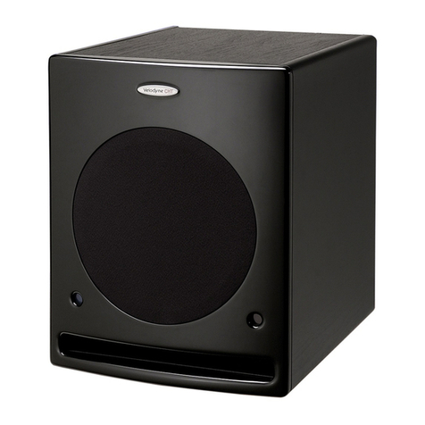 Velodyne CHT-R SERIES user manual Velodyne CHT-R SERIES user manual