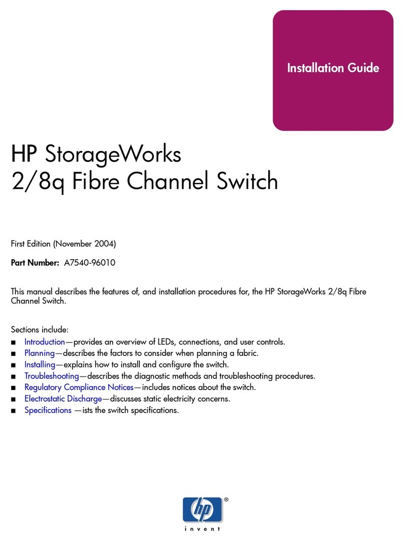 HP STORAGEWORKS A7540-96010 User manual