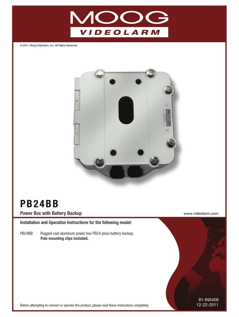 Moog Videolarm PB24BB User manual