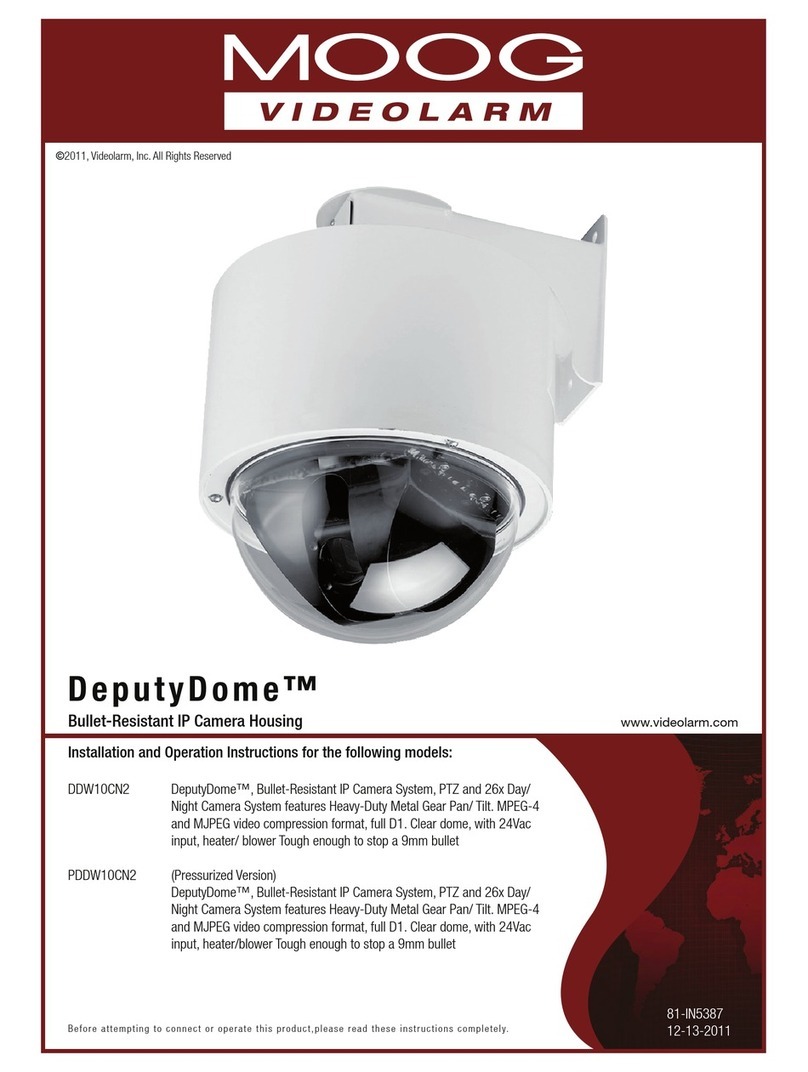 Moog Videolarm DeputyDome SERIES User manual