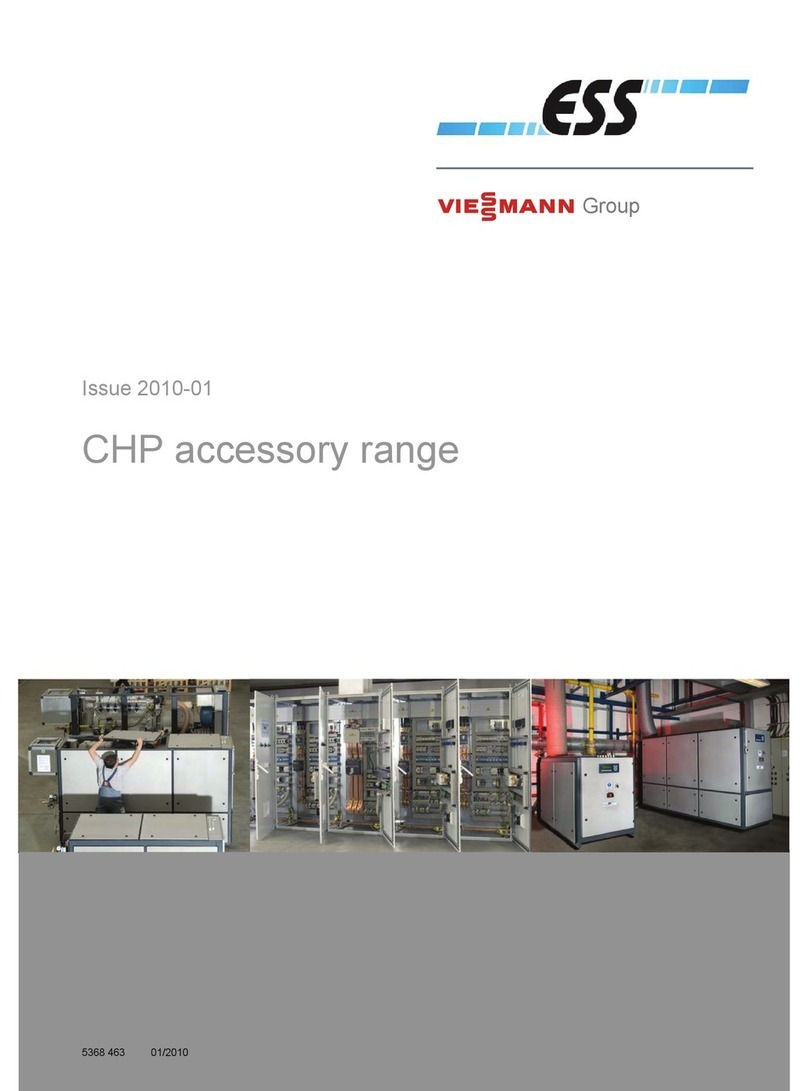 Viessmann ESS CHP Installation guide