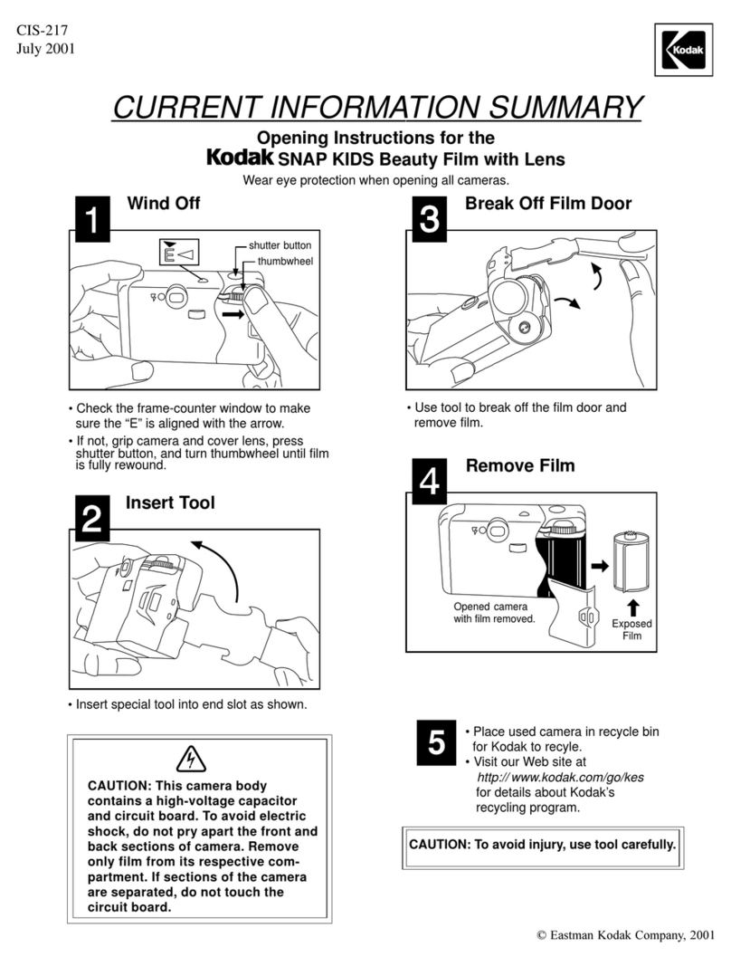 Kodak SNAP KIDS CIS-217 User manual
