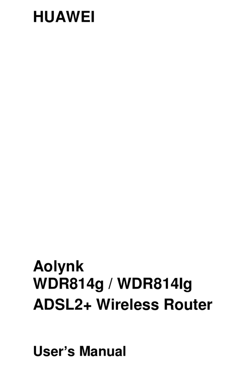 Huawei AOLYNK WDR814G user manual