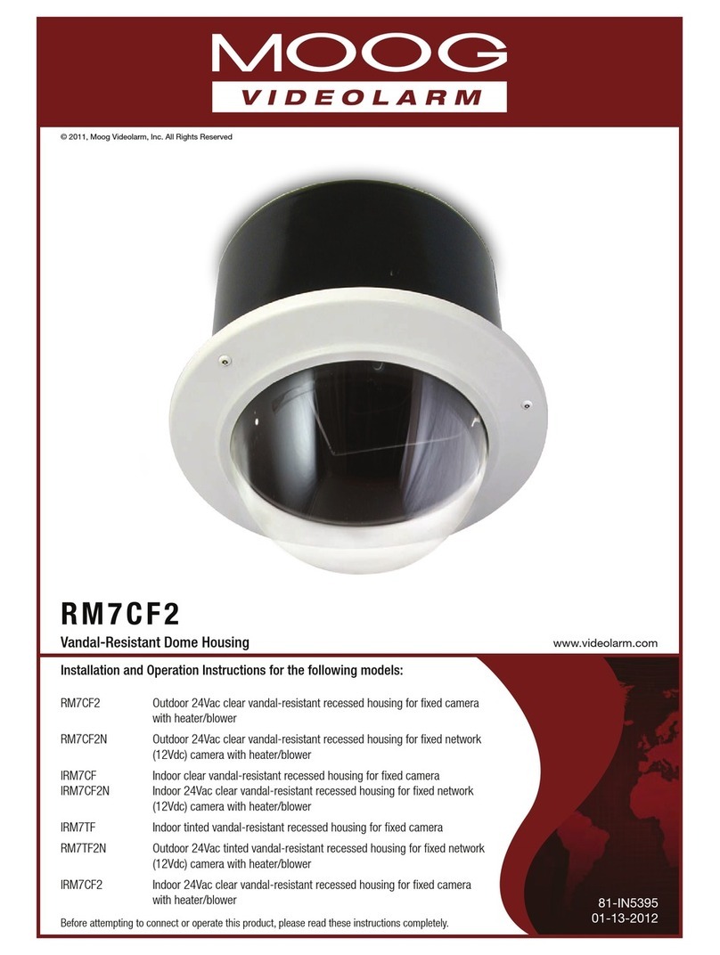 Moog Videolarm RM7CF2 User manual