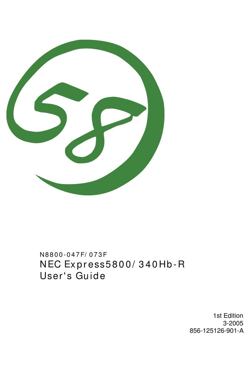 NEC Express5800/340Hb-R N8800-047F User manual