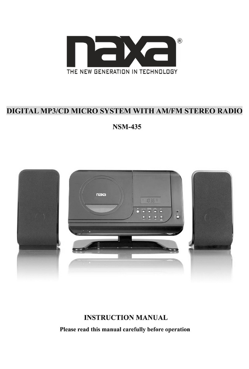 Naxa NSM-435 User manual