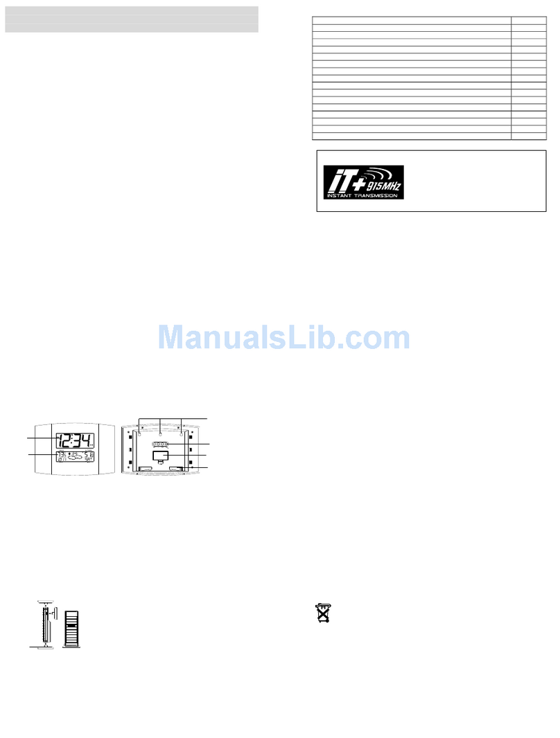 La Crosse Technology WS-8158U-IT User manual
