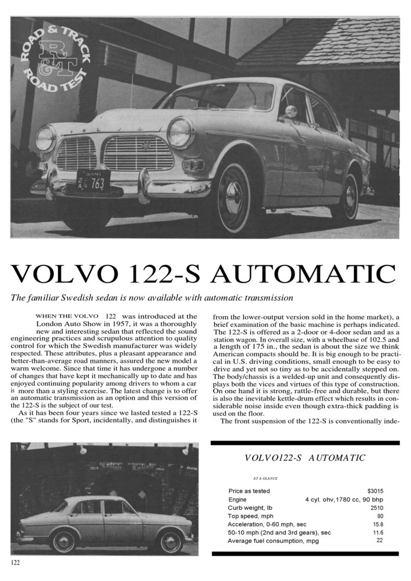 Volvo 122 S Installation guide