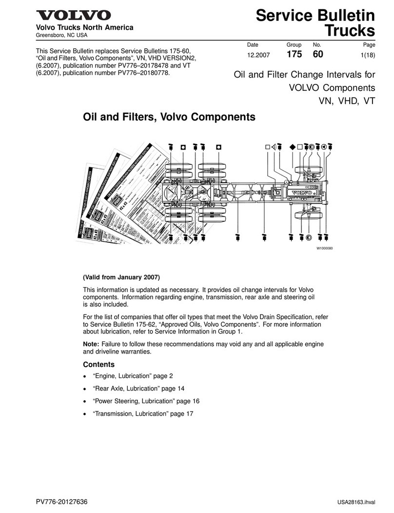 Volvo VN Service bulletin