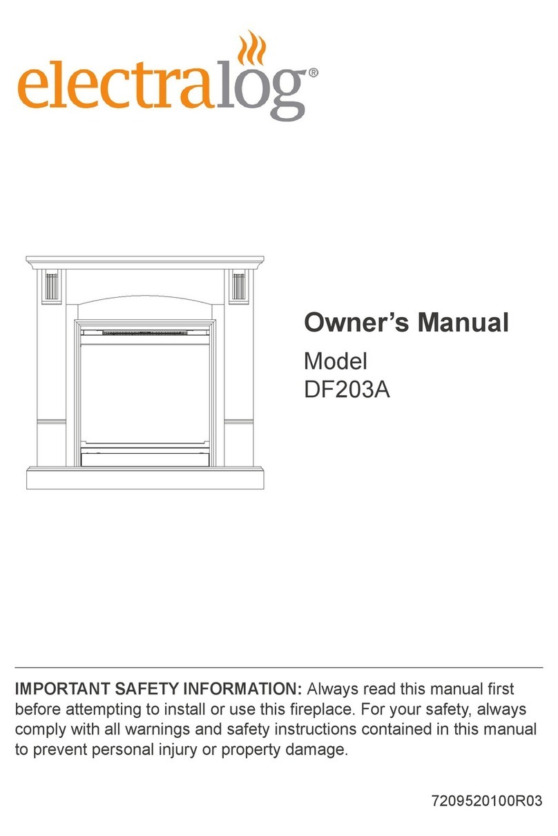 Dimplex ELECTRALOG DF203A owner's manual