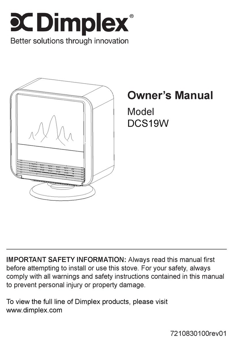 Dimplex DCS19W User manual