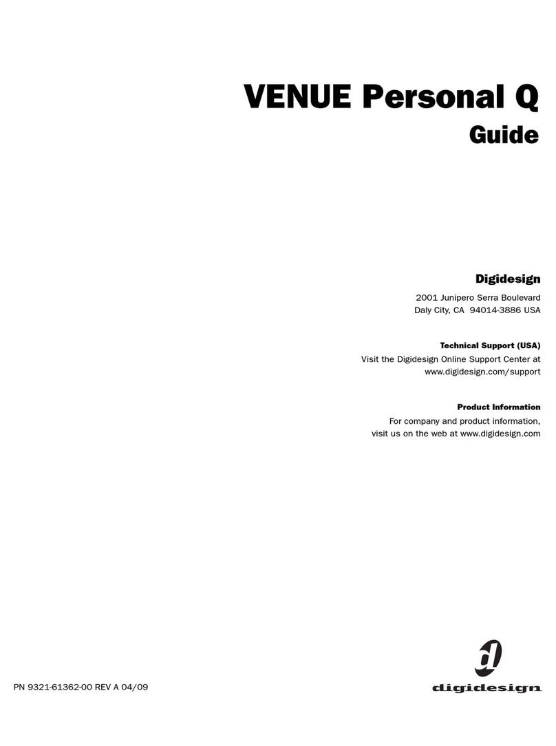 DigiDesign VENUE Personal Q Guide