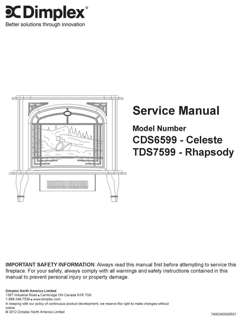 Dimplex CDS6599 - Celeste User manual Dimplex CDS6599 - Celeste User manual