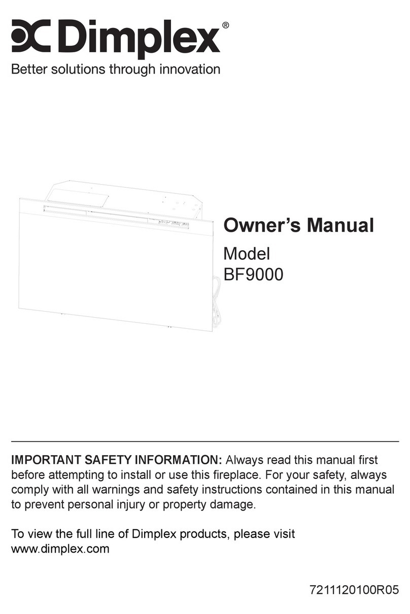 Dimplex BF9000 User manual Dimplex BF9000 User manual