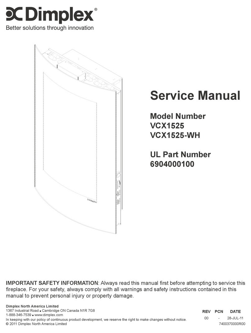 Dimplex VCX1525 Service manual Dimplex VCX1525 Service manual