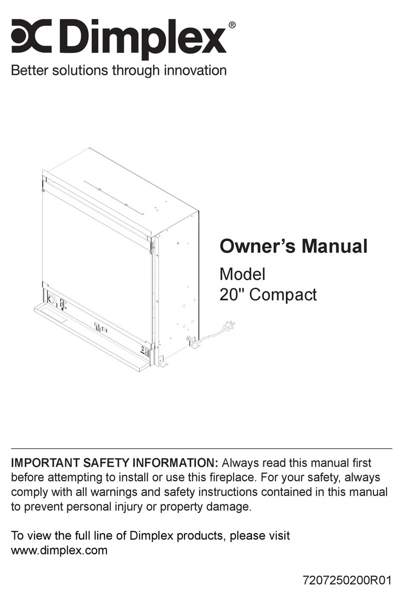 Dimplex COMPACT FIREPLACE User manual