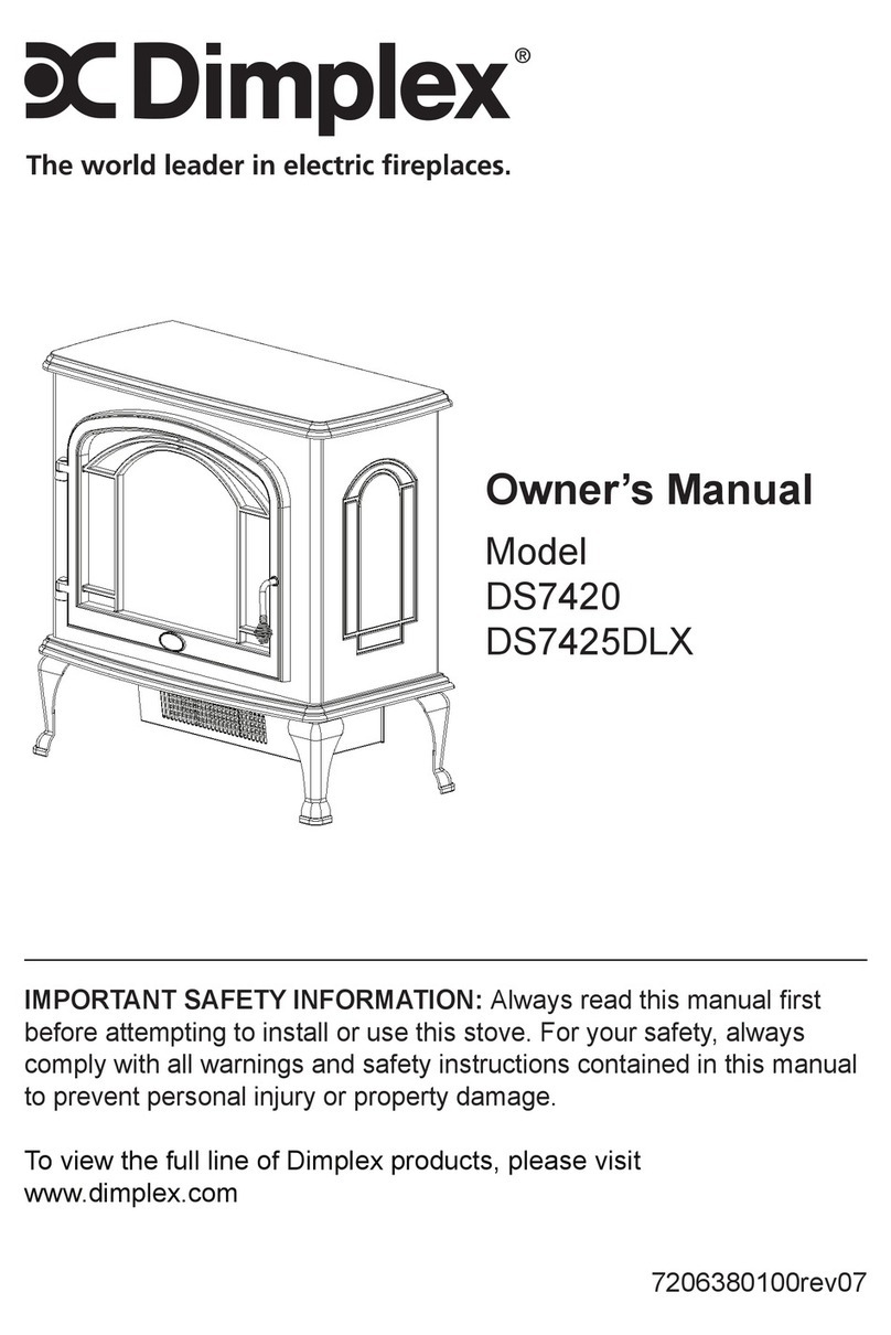 Dimplex DS7420 owner's manual