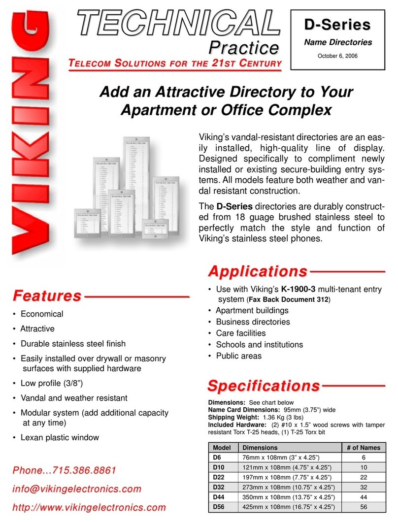 Viking D10 Instructions for use