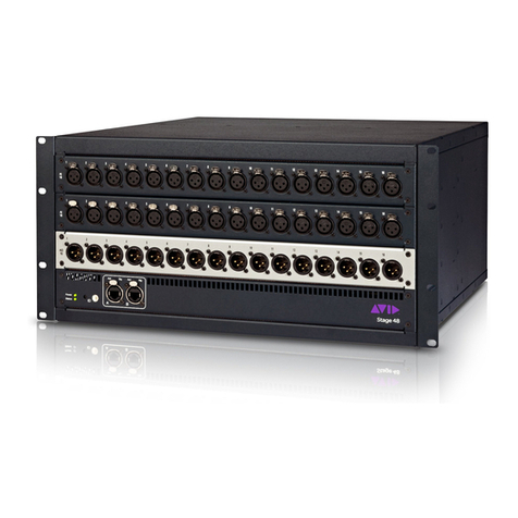 Avid Technology Stage 48 User manual