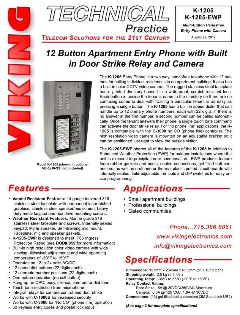 Viking K-1205-EWP Instructions for use