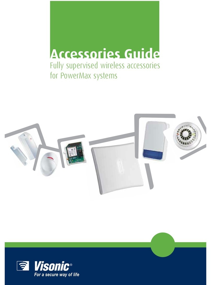 Visonic Fully supervised wireless accessories Accessories guide