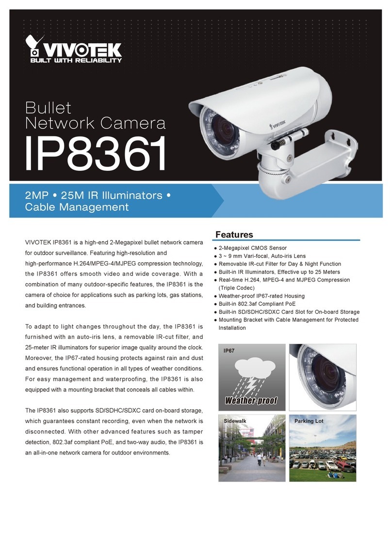 Vivotek IP8361 specification