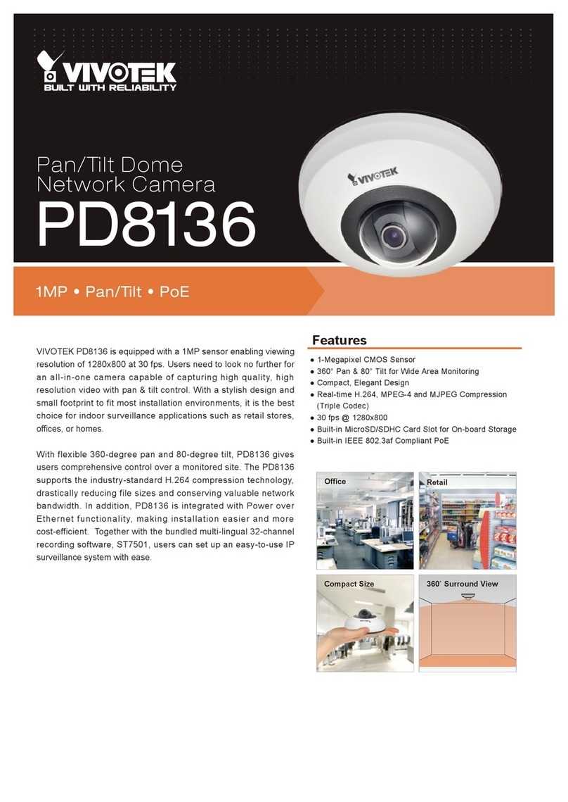 Vivotek PD8136 User manual