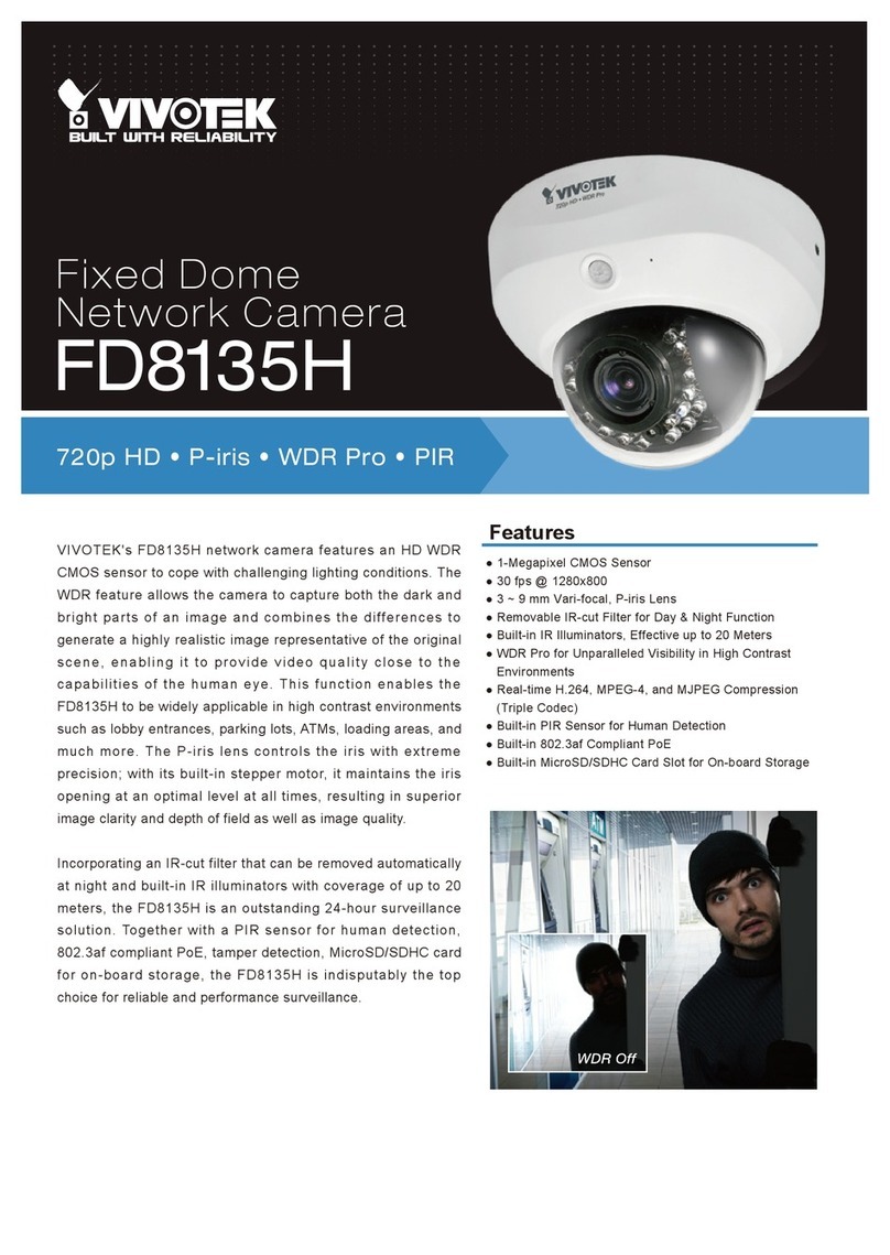 Vivotek FD8135H User manual