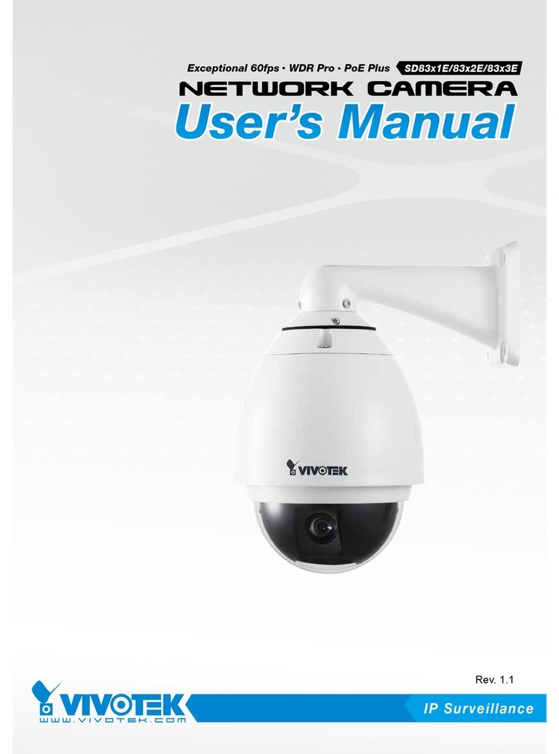 Vivotek SD83x1E User manual