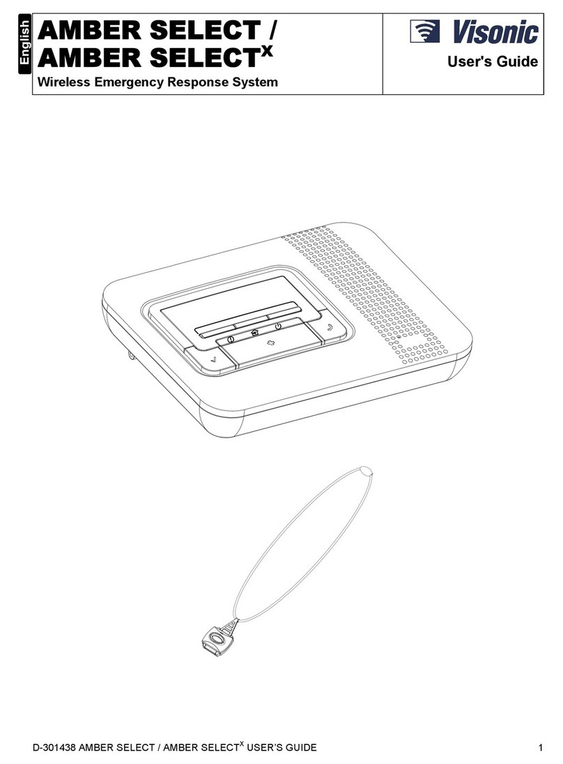 Visonic AMBER SELECT user guide
