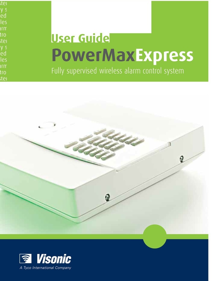 Visonic POWERMAXEXPRESS - User manual Visonic POWERMAXEXPRESS - User manual