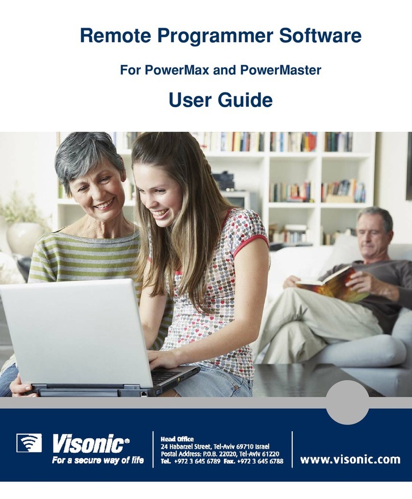 Visonic Remote Programmer Software user guide Visonic Remote Programmer Software user guide