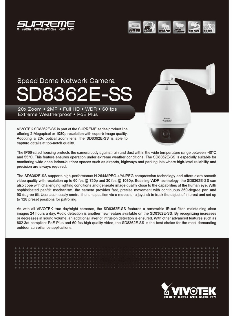 Vivotek SD8362E-SS specification