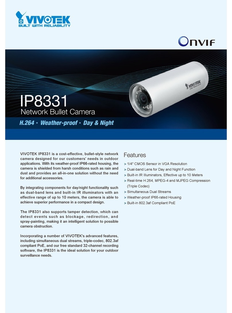 Vivotek IP8331 User manual