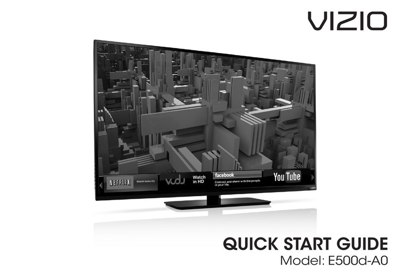 Vizio E500d-A0 User manual Vizio E500d-A0 User manual