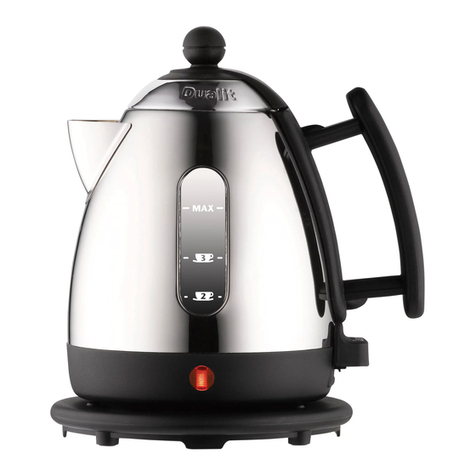 Dualit 1L Mini Jug Kettle Instruction manual & guarantee