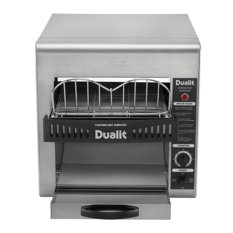 Dualit CONVEYOR Instructions and guarantee