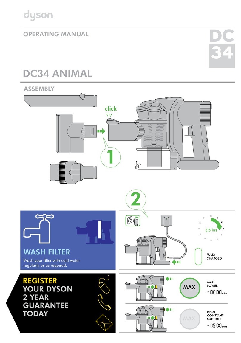 Dyson DC34 ANIMAL User manual