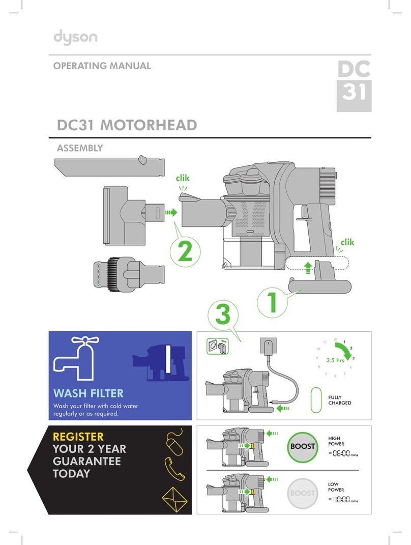Dyson DC31 User manual Dyson DC31 User manual