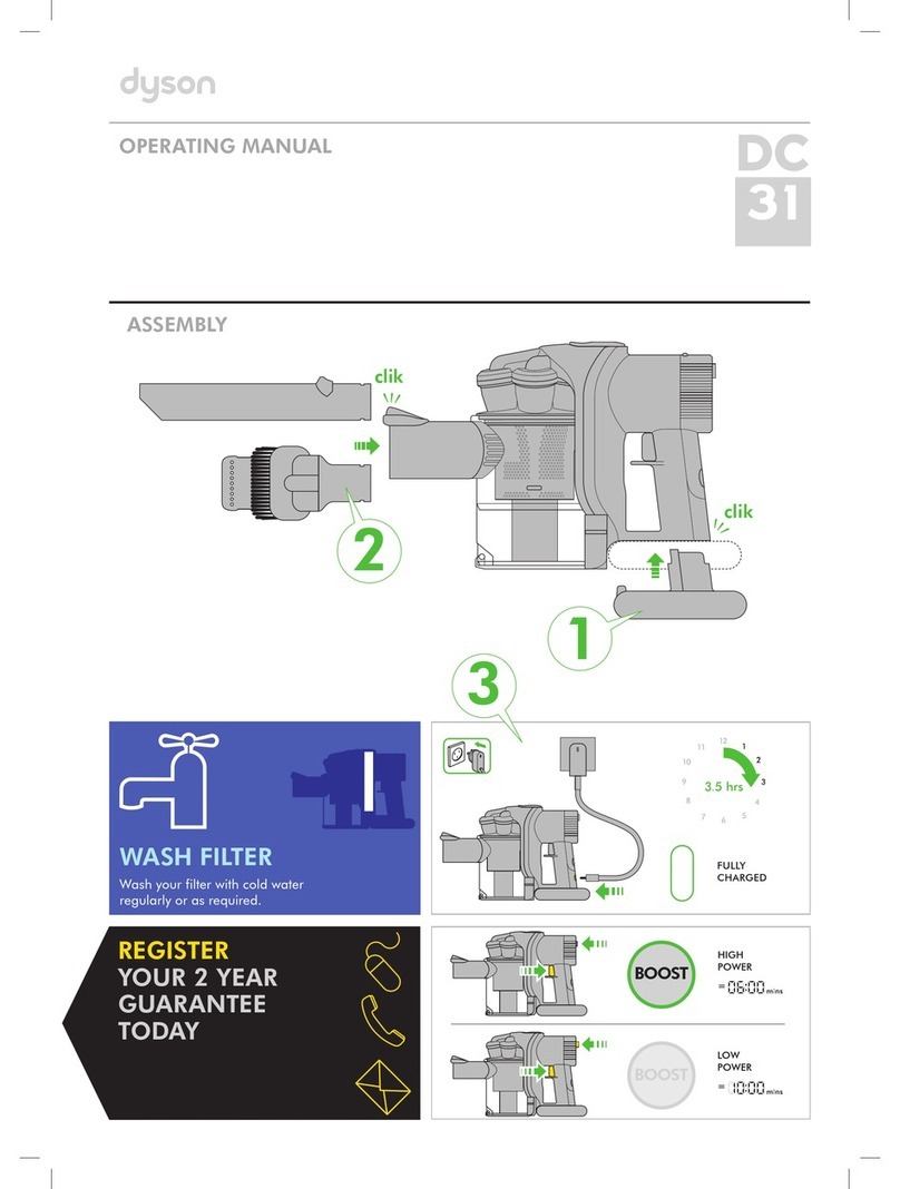 Dyson DC31 operating manual