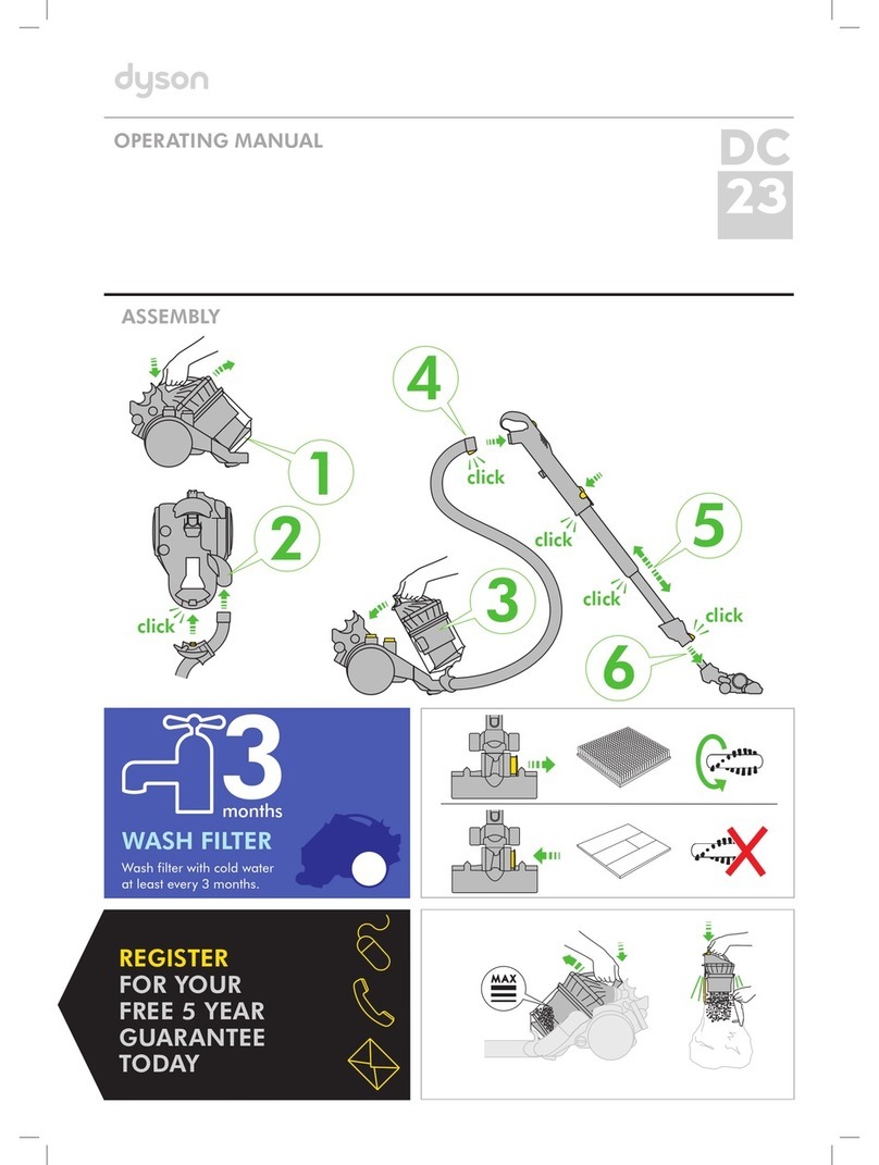 Dyson DC23 Turbinehead User manual