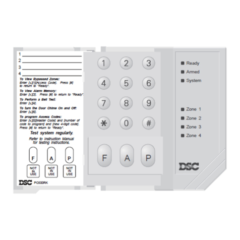 DSC PC550 User manual DSC PC550 User manual