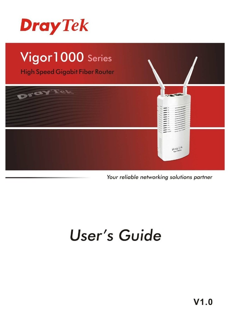 Draytek Vigor1000 Series User manual