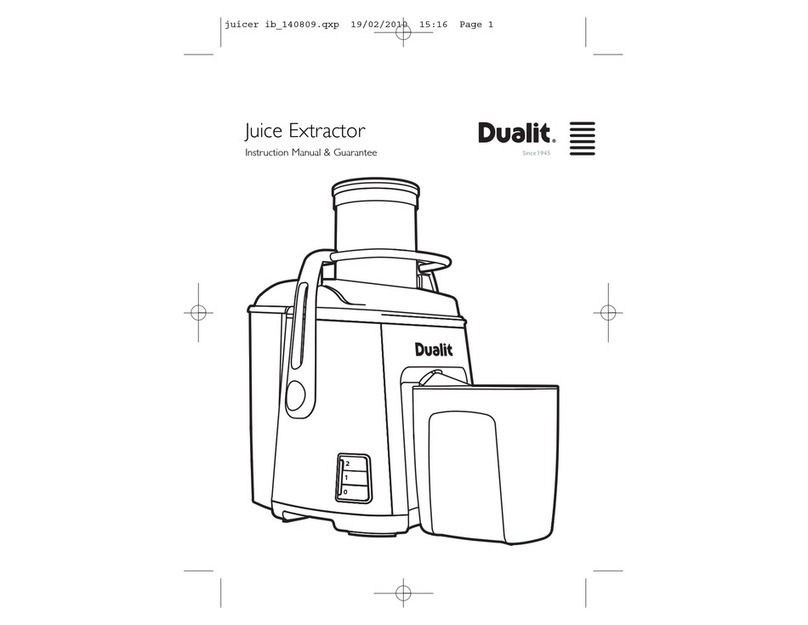 Dualit Juice Extractor Technical specifications