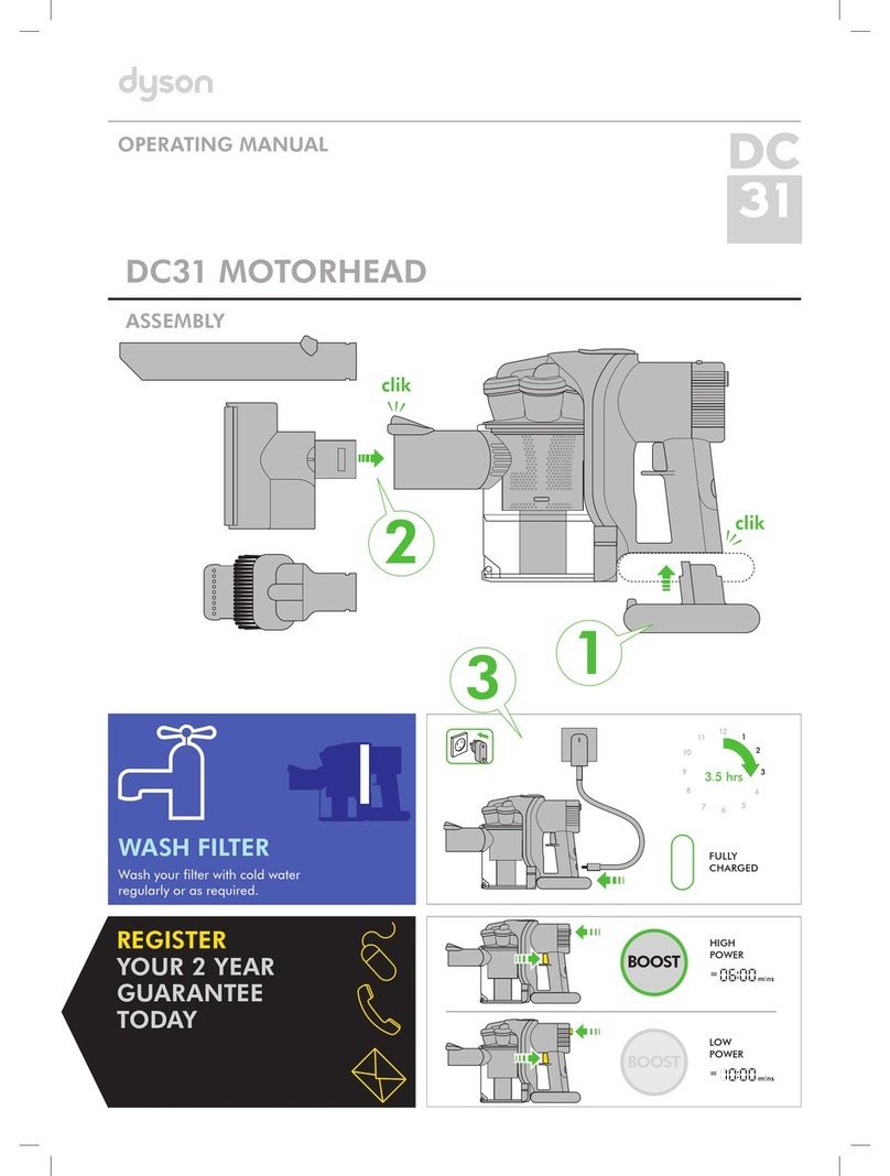 Dyson DC31 operating manual
